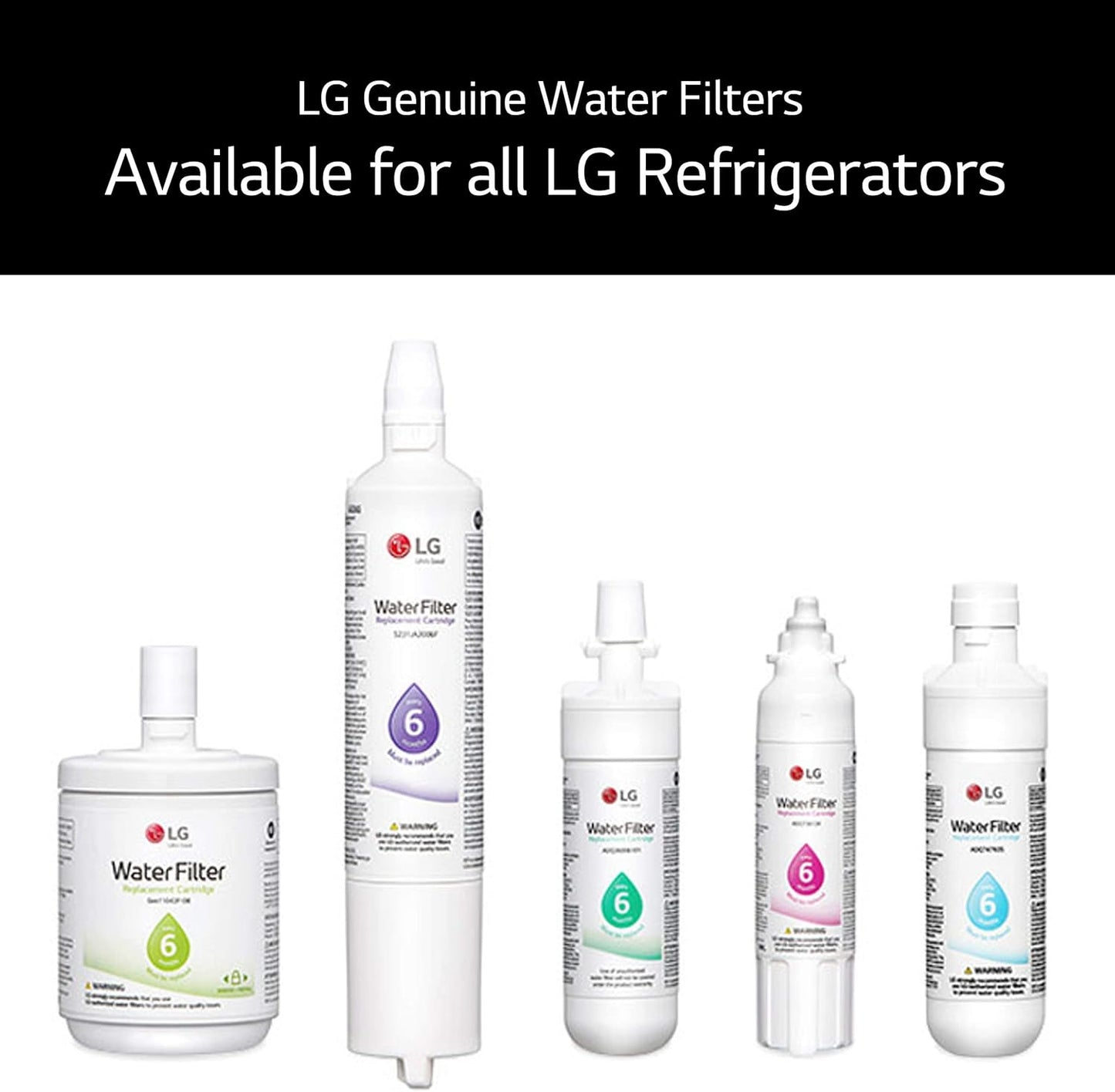 Water Refrigerator Filter For LG LT1000P