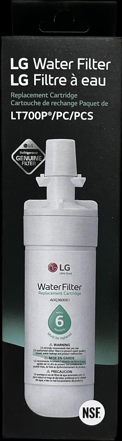 LG LT700P Refrigerator Water Filter ADQ36006101